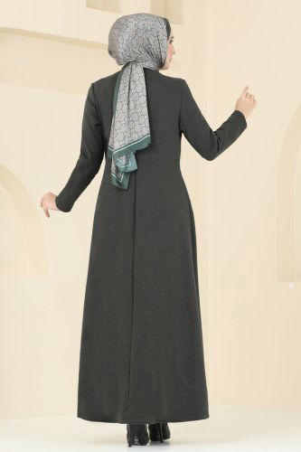 Abaya PL9077 Khaki - 5