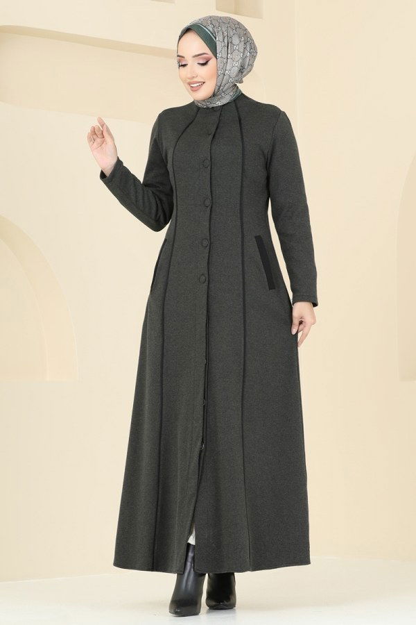 Abaya PL9077 Khaki - 2