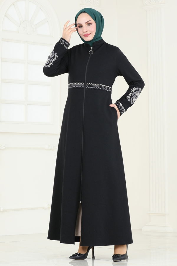 Abaya PL9087 Black - 2