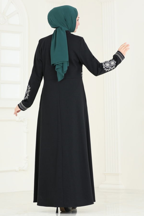 Abaya PL9087 Black - 5