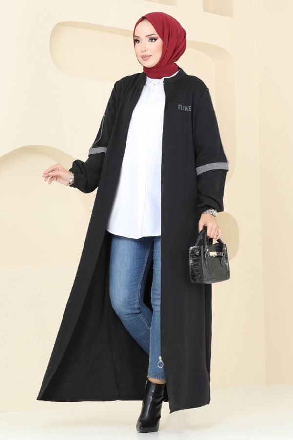 Abaya PL9092 Black - 2