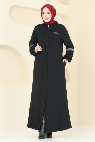 P.L. - Abaya PL9092 Black