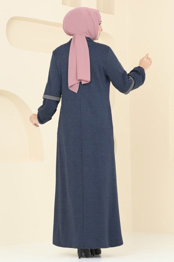 Abaya PL9092 Indigo - 4