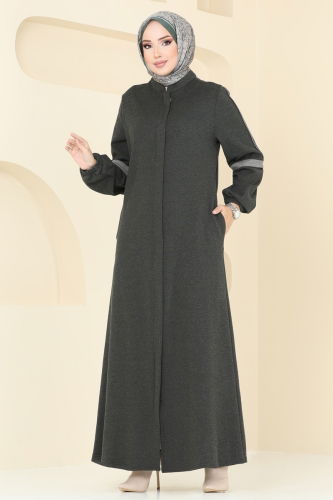 P.L. - Abaya PL9092 Khaki