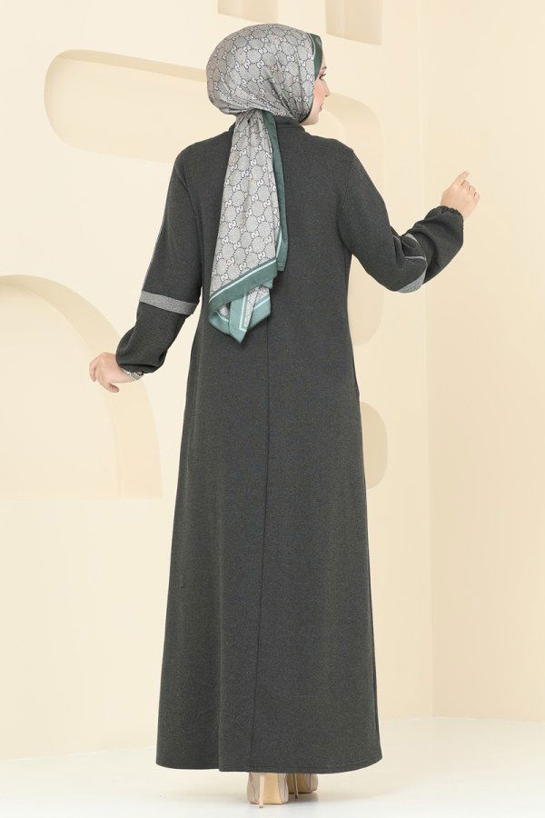 Abaya PL9092 Khaki - 5