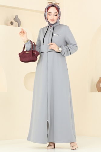 P.L. - Abaya PL9129 Gray