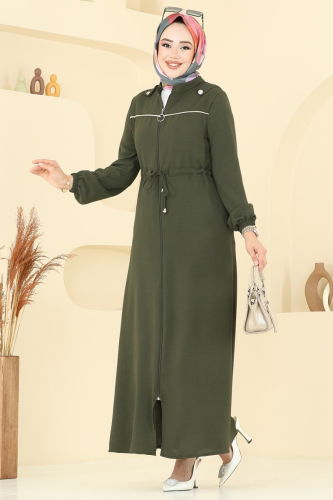 P.L. - Abaya PL9150 Khaki