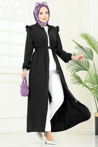 P.L. - Abaya PL9151 Black