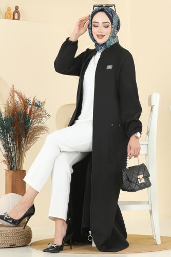 P.L. - Abaya PL9169 Black