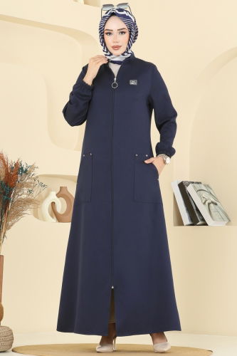 P.L. - Abaya PL9169 Navy Blue