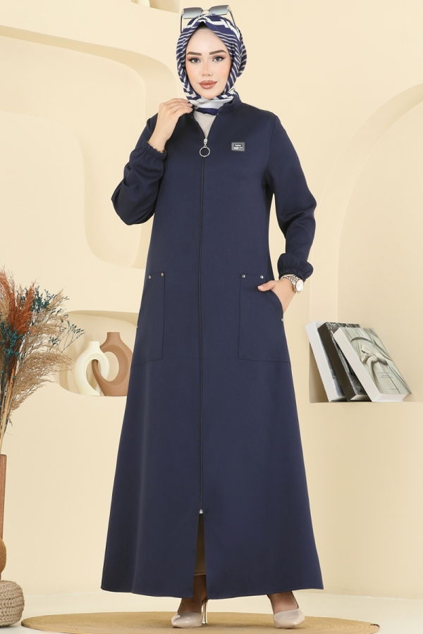 Modaselvim NET 20%+20% DISCOUNT IN THE CARD Abaya PL9169 Navy Blue