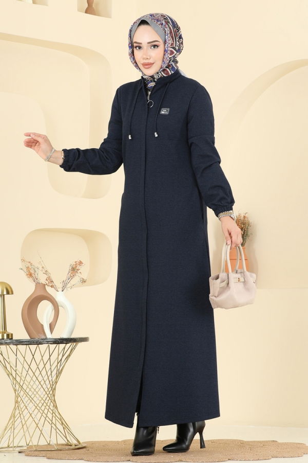Modaselvim Abaya Abaya PL9170 Navy Blue