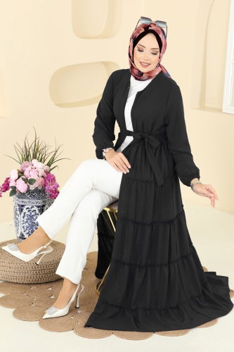P.L. - Abaya PL9174 Black