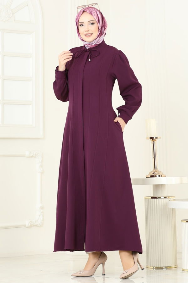 Modaselvim Abaya Abaya PL9191 Damson