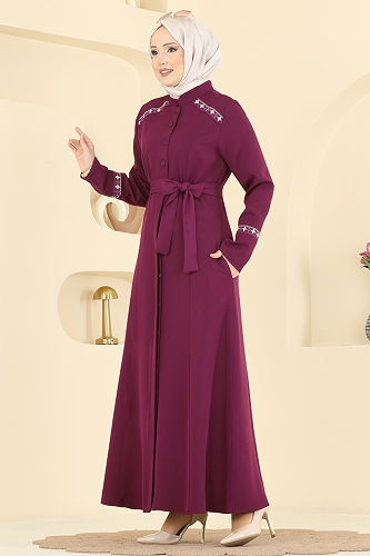 moda selvim عباءة توتي PL9196 - Thumbnail