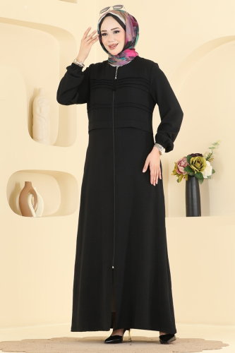 P.L. - عباءة أسود PL9224