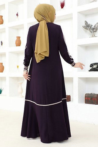 moda selvim عباءة توتي RBA2001-M - Thumbnail