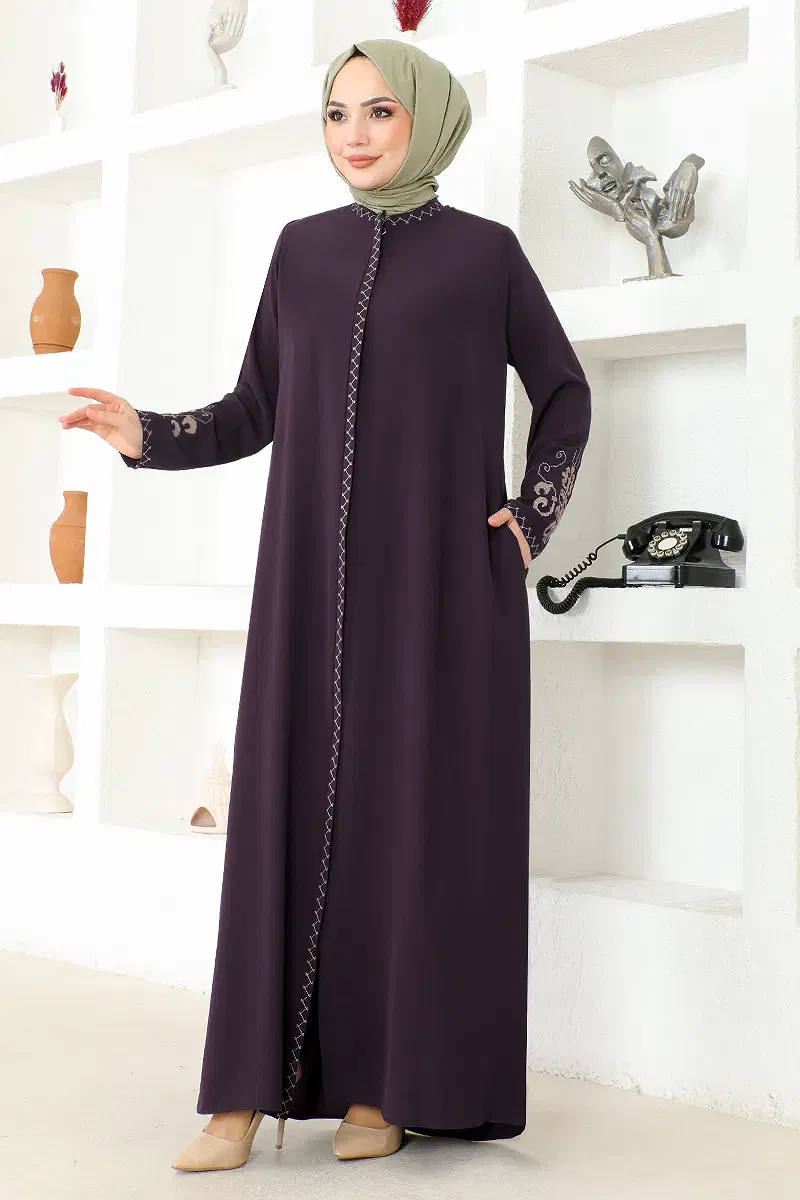 moda selvim ABAYA RBA2002-M Myrtle - Thumbnail