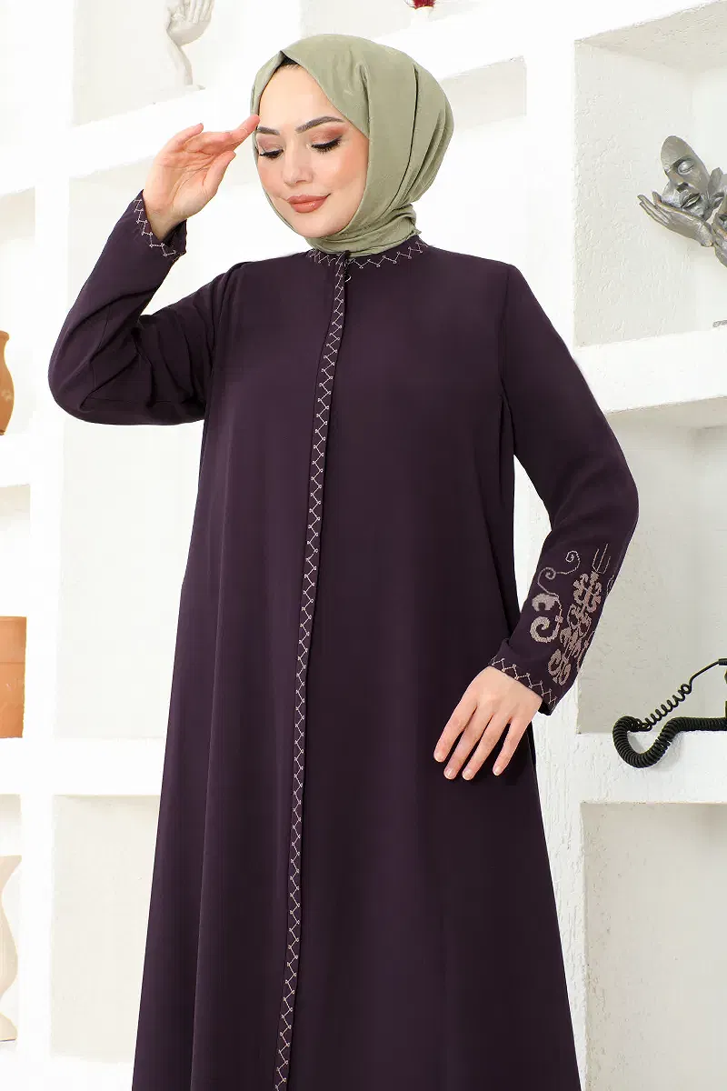 moda selvim ABAYA RBA2002-M Myrtle - Thumbnail