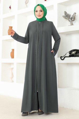 MRV R.B.A. - عباءة رمادي RBA2005-M