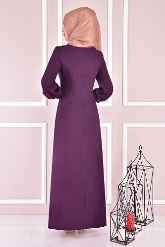 moda selvim الفستانASM21510-M ميرتل - Thumbnail