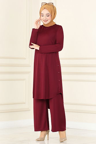 moda selvim مجمعةMSL1181-M بوردو - Thumbnail