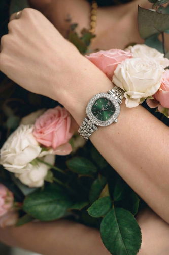 C.L.S.K. - Accessory 142CLSK1184 Silver & Emerald