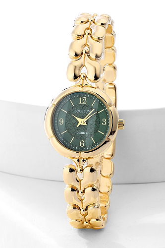 moda selvim Accessory 36CLSK1184 Gold&Emerald - Thumbnail