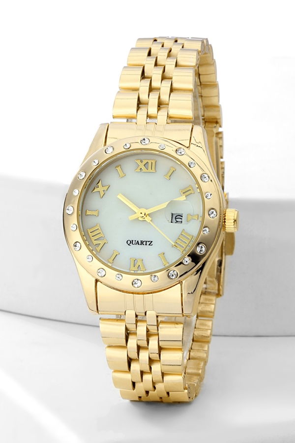 Modaselvim CLOCK Accessory 8196CLSK1184 Gold