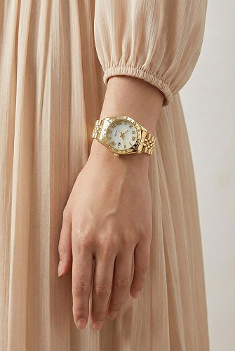 moda selvim الإكسسوار ذهبي 8196CLSK1184 - Thumbnail