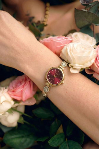 C.L.S.K. - Accessory 8794CLSK1184 Gold & Burgundy