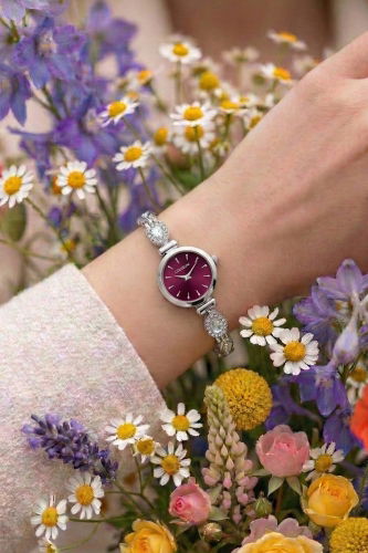 C.L.S.K. - Accessory 8794CLSK1184 Silver&Burgundy