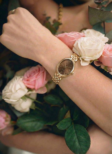 moda selvim الإكسسوار ذهبي وبني 8830CLSK1184 - Thumbnail