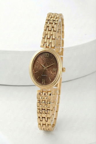 moda selvim الإكسسوار ذهبي وبني 8830CLSK1184 - Thumbnail