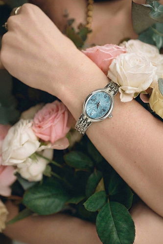 moda selvim Accessory 8830CLSK1184 Silver&Blue - Thumbnail