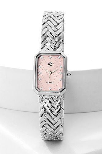 moda selvim Accessory 8838CLSK1184 Silver&Pink - Thumbnail