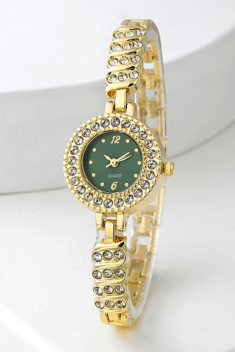 moda selvim Accessory 8996CLSK1184 Gold&Emerald - Thumbnail