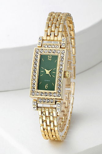 moda selvim Accessory 9074CLSK1184 Gold&Emerald - Thumbnail