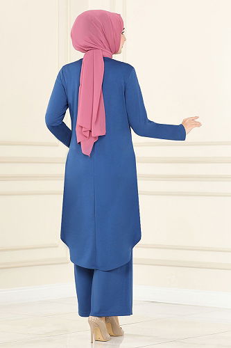 moda selvim Accessory Button Suit MSL1181-M Indigo - Thumbnail