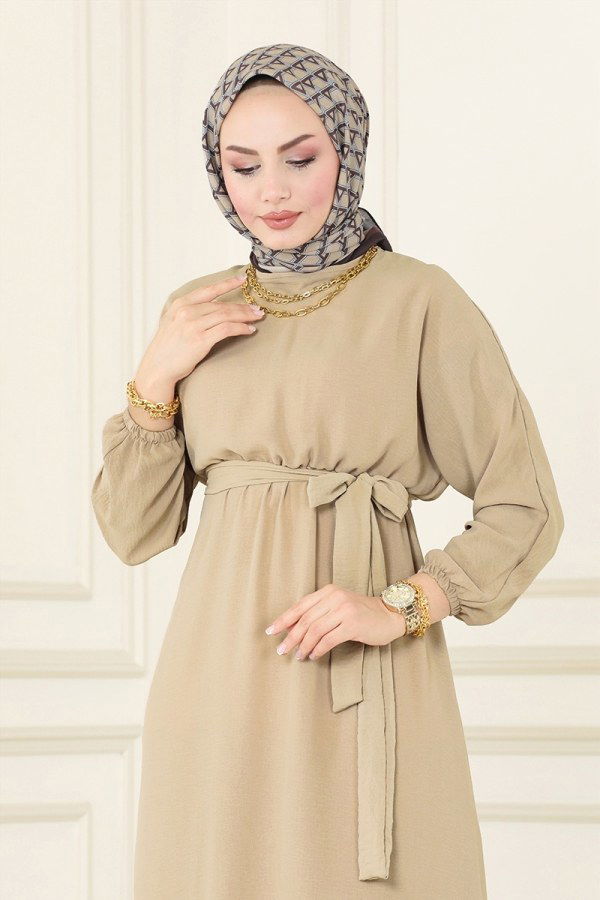 Dress ASM2590 Beach Beige - 4