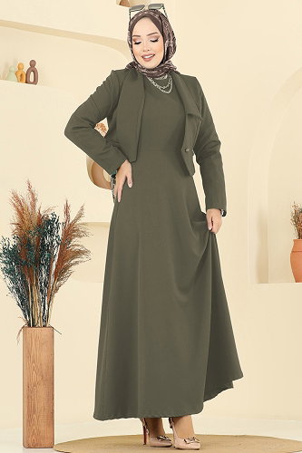 moda selvim Aksesuar Cepli 2 li Takım 2735SL432 Haki - Thumbnail