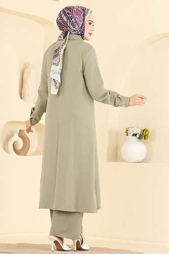 moda selvim Aksesuar Cepli 2 li Takım 9251PLK541 Çağla - Thumbnail