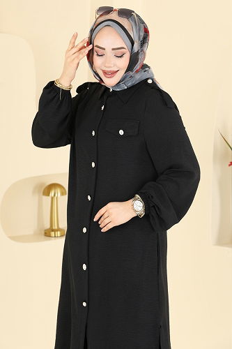 moda selvim Aksesuar Cepli Aerobin Takım 2815SL432 Siyah - Thumbnail