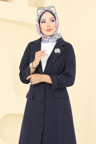 moda selvim Aksesuar Cepli Dabıl Takım 2685SL432 Laci - Thumbnail