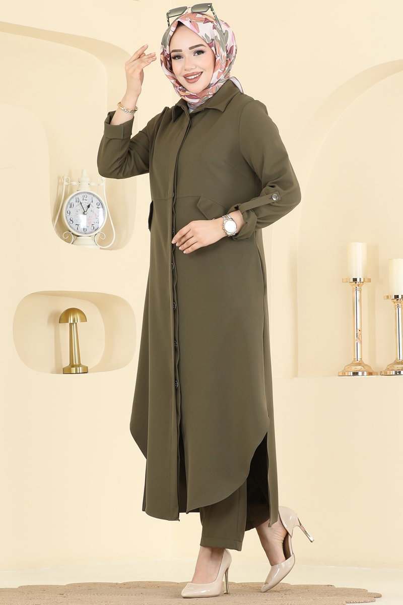 Aksesuar Cepli Dabıl Takım 2792SL432 Haki