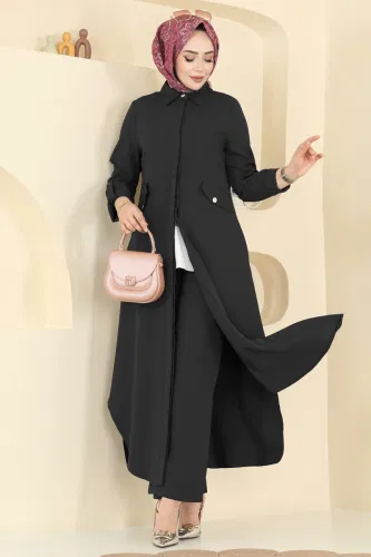 S.L. - Aksesuar Cepli Dabıl Takım 2792SL432 Siyah