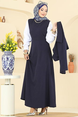 moda selvim Aksesuar Cepli İkili Takım 2735SL432 Laci - Thumbnail