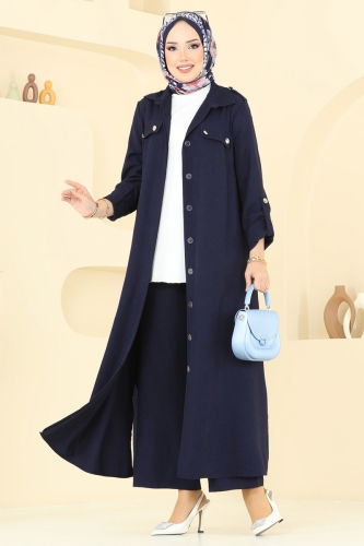 moda selvim Aksesuar Cepli Sofıa Takım 2669SL432 Laci - Thumbnail