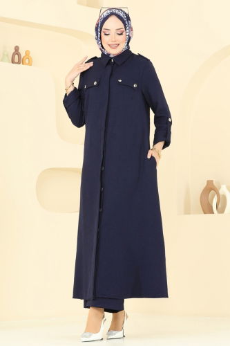 moda selvim Aksesuar Cepli Sofıa Takım 2669SL432 Laci - Thumbnail