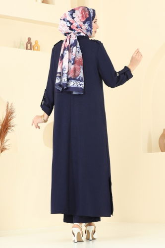 moda selvim Aksesuar Cepli Sofıa Takım 2669SL432 Laci - Thumbnail